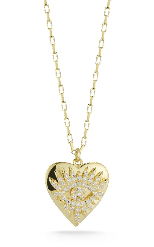 CZ Heart Necklace