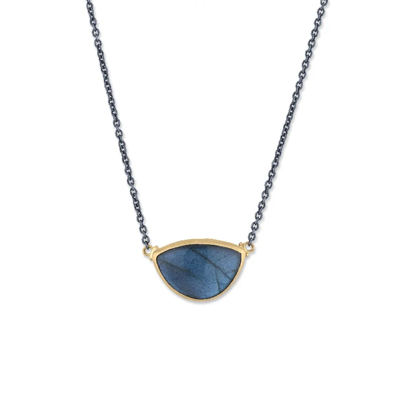 Lika Behar Large Organic Labradorite Necklace