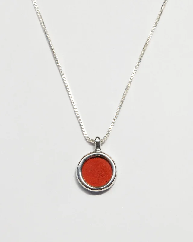 Mare Necklace in Red Jasper