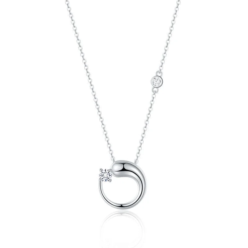 FANCIME "Lover's Drop"  Sterling Silver Necklace