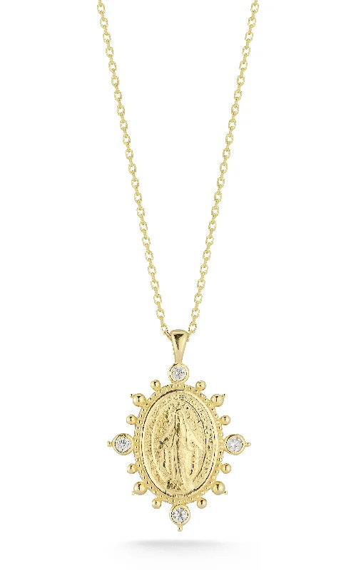 Oval Mary Necklace